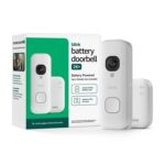 Blink Battery Doorbell 2K+ with Sync Module Core, White