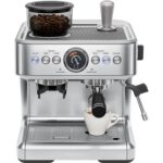 Chefman Crema Supreme Espresso Machine with Built-In Burr Grinder