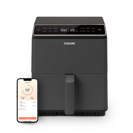 COSORI Dual Blaze 6.8-Qt Smart Air Fryer, Dark Gray
