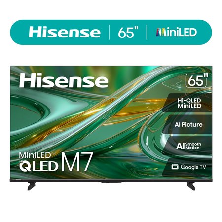 Hisense 65″ M7 Mini-LED Google TV (65M7SG, 2026 Model)