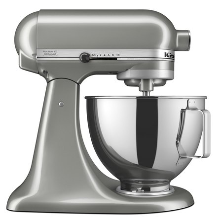 KitchenAid Deluxe 4.5-Qt Tilt-Head Stand Mixer (KSM97), Contour Silver