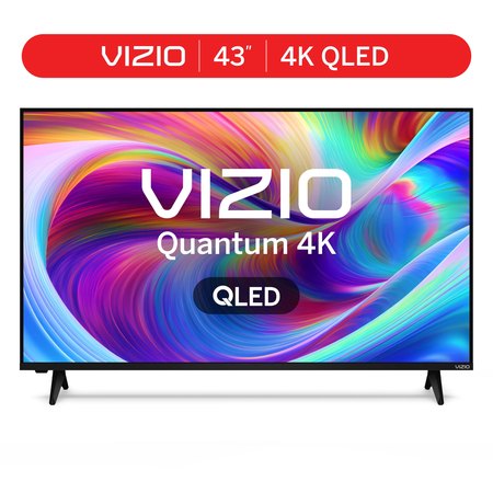 VIZIO 43″ Quantum 4K QLED Smart TV (VQD43R-10)