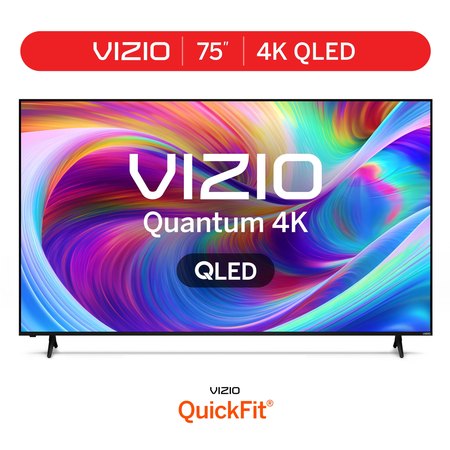 VIZIO 75″ Quantum 4K QLED Smart TV (VQD75R-10)
